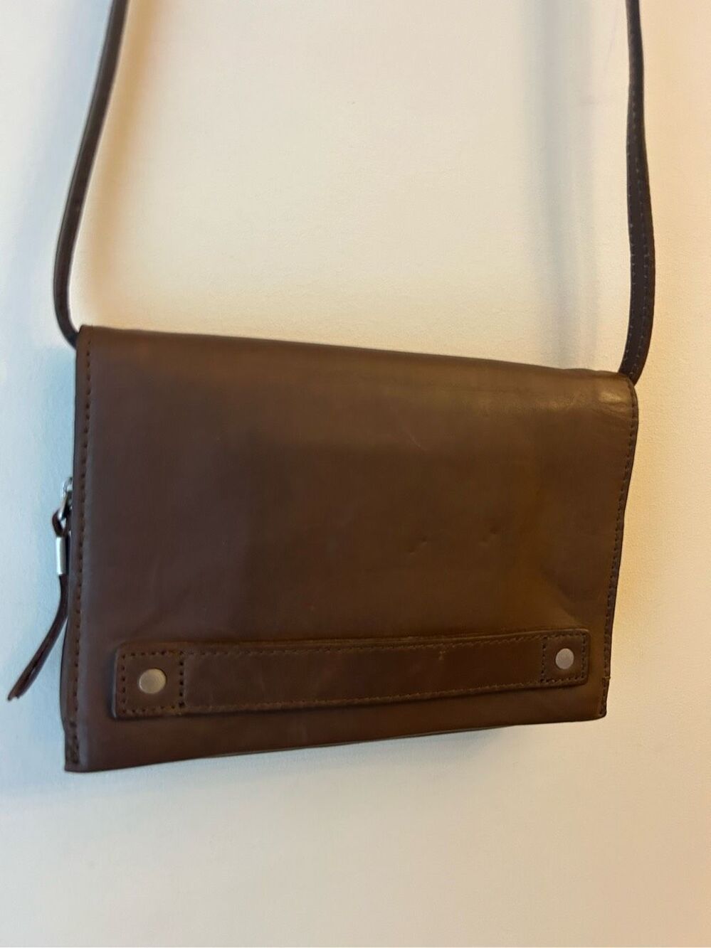 <NEW> MADEWELL The Morgan Crossbody Bag, Brown Leather